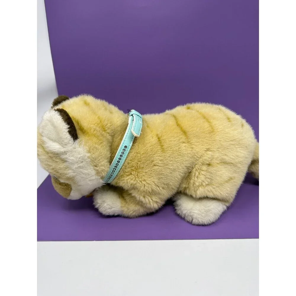 Vtg Dakin Soft Classics Creations Lion Cub Plush Stuffed Animal Toy w/ Collar - Picture 4 of 9